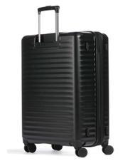 ECHOLAC CELESTRA BLX Set of 3 trolleys: cabin, medium and large expandable black - Trolley Set - 6