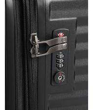 ECHOLAC CELESTRA BLX Set of 3 trolleys: cabin, medium and large expandable black - Trolley Set - 7