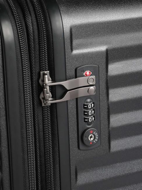 CELESTRA BLX Large expandable trolley black - Rigid Trolley Cases