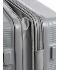 ECHOLAC FORZA Large expandable trolley arctic grey - Rigid Trolley Cases - 5