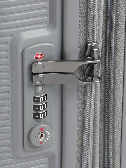 FORZA Medium expandable trolley arctic grey - Rigid Trolley Cases