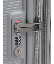 ECHOLAC FORZA Medium expandable trolley arctic grey - Rigid Trolley Cases - 4