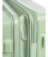 ECHOLAC FORZA Large expandable trolley reef green - Rigid Trolley Cases - 5