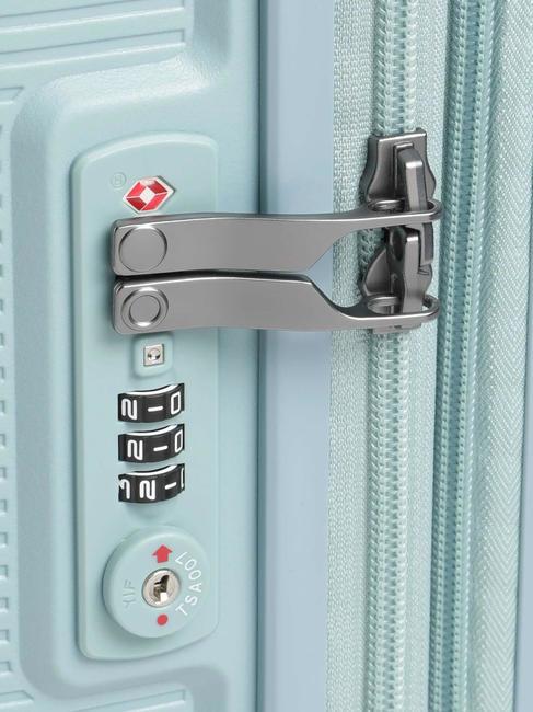 FORZA Large expandable trolley coastal blue - Rigid Trolley Cases