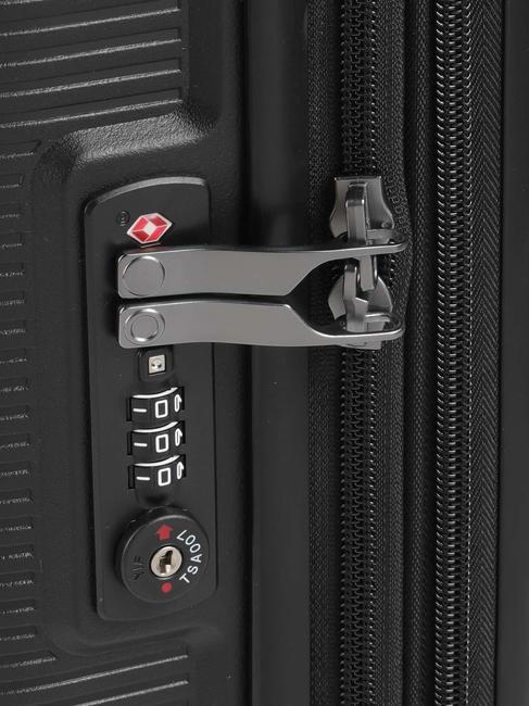 FORZA Medium expandable trolley black - Rigid Trolley Cases