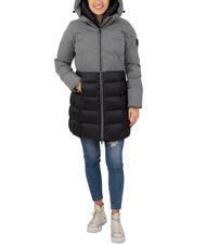 DEKKER CIRRUS LT Down jacket with hood melange gray - black - Women's down jackets - 4
