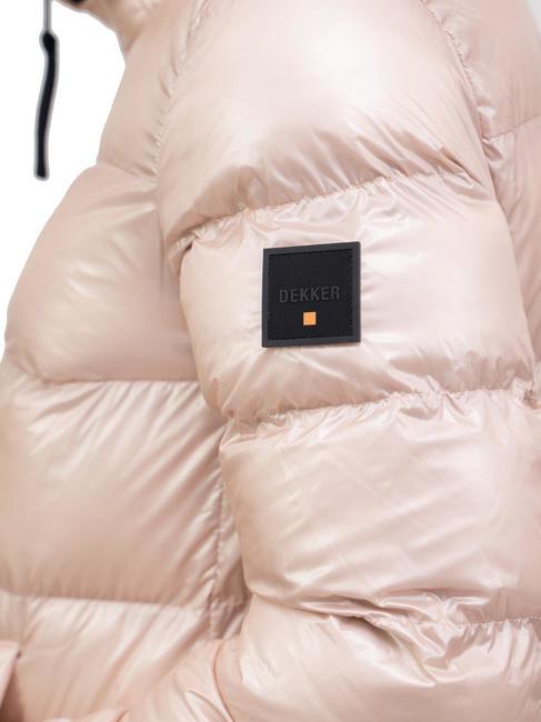 ANODICT NIK Long quilted duvet faded pink/gianduja - Women's down jackets
