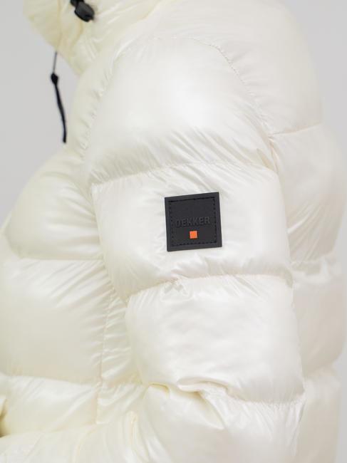 ANODICT NIK Long quilted duvet cream - jute - Women's down jackets