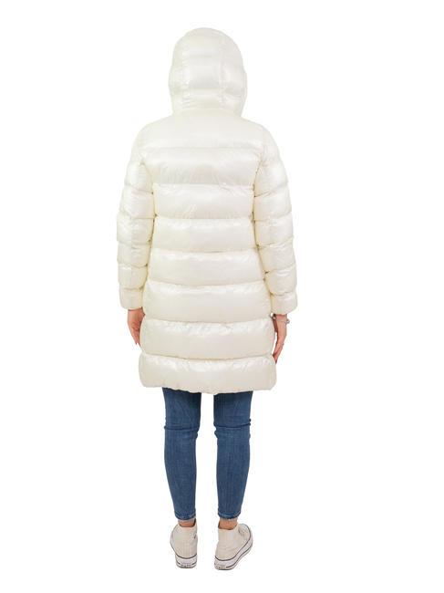 ANODICT NIK Long quilted duvet cream - jute - Women's down jackets