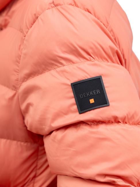 NISTON NY Short down jacket with hood sienna - Women's down jackets