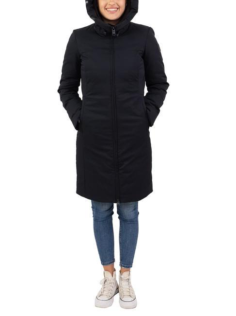 MEHTA SE Stretch coat with hood black - Women's down jackets