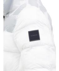 DEKKER STAND RT Long down jacket with colored padding white - Women's down jackets - 3