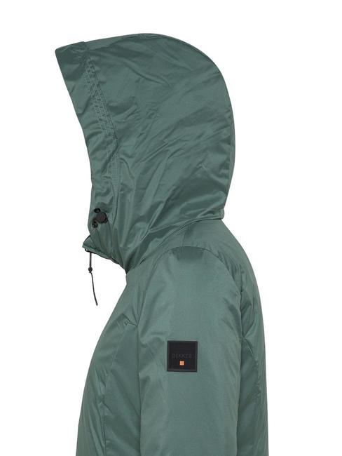 BARIO NY DOUBLE Double-sided down jacket with hood dark forest - graphite blue - Women's down jackets