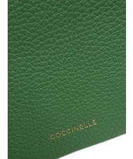 COCCINELLE CHERRY Hammered leather camera bag peppermint - Women’s Bags - 5