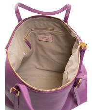 COCCINELLE CHERRY Hammered leather shopping bag dahlia - Women&rsquo;s Bags - 5