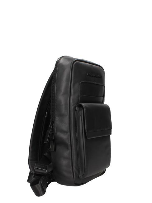 FINN  Backpack / Shoulder bag in leather Black - Laptop backpacks