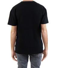ASPESI BASIC FLOCK Cotton T-shirt with logo black - T-shirt - 3