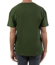 ASPESI BASIC FLOCK Cotton T-shirt with logo military - T-shirt - 4