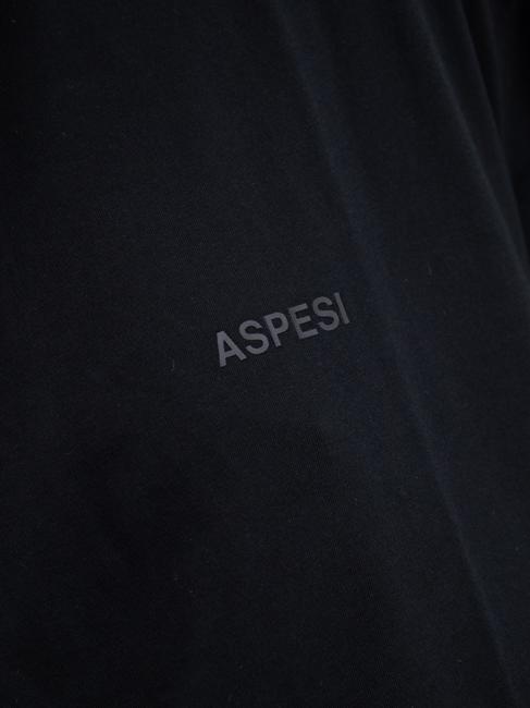 BASIC Cotton T-shirt with logo black - T-shirt