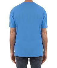ASPESI BASIC Cotton T-shirt with logo light blue - T-shirt - 2