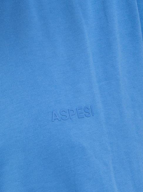 BASIC Cotton T-shirt with logo light blue - T-shirt