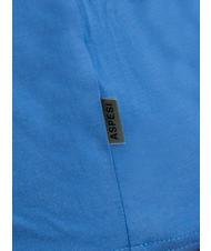 ASPESI BASIC Cotton T-shirt with logo light blue - T-shirt - 4