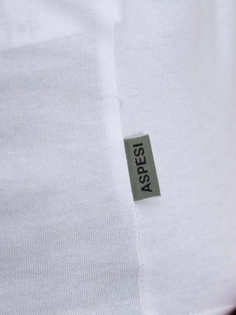 BASIC Cotton T-shirt with logo white - T-shirt