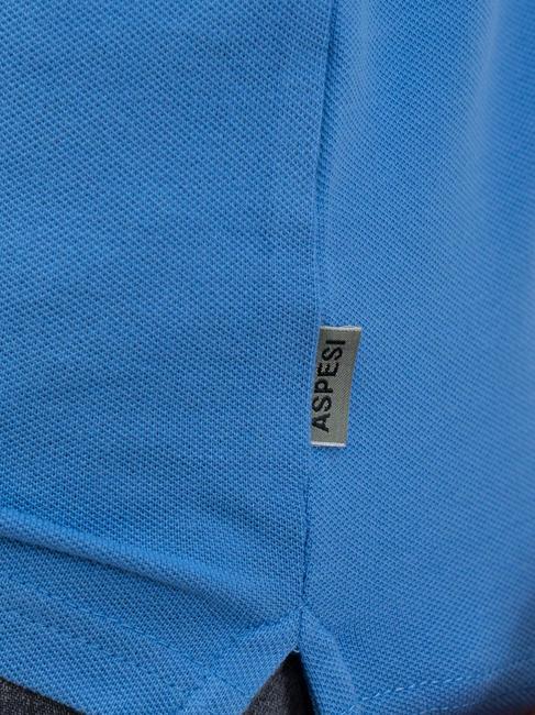 BASIC Short sleeve stretch polo shirt light blue - Polo shirt