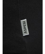 ASPESI BASIC Short sleeve stretch polo shirt black - Polo shirt - 4