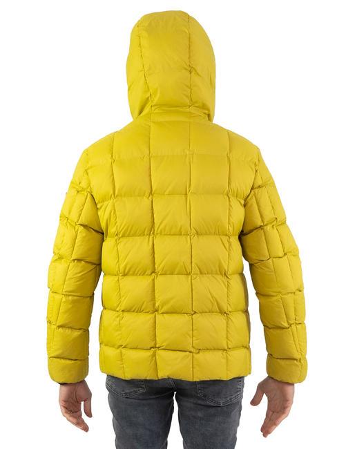 PRINI NY DOUBLE Double-sided down jacket with hood dark olive - apple green - Men's down jackets