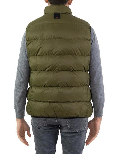 PORPOISE NY Padded vest dark olive - Sleeveless jackets for men