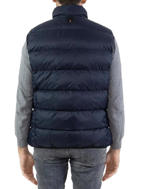 PORPOISE NY Padded vest graphite blue - Sleeveless jackets for men