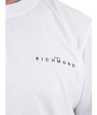 JOHN RICHMOND ACOSTA Cotton T-shirt white/black - T-shirt - 3