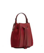 FURLA MIASTELLA Mini bucket bag in leather CHERRY d - Women’s Bags - 2