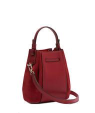 FURLA MIASTELLA Mini bucket bag in leather CHERRY d - Women’s Bags - 3