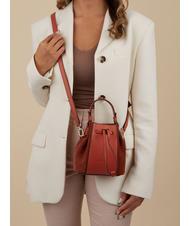 FURLA MIASTELLA Mini bucket bag in leather cinnamon - Women’s Bags - 4
