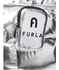 FURLA OPPORTUNITY Hand tote bag COLOR SILVER - Women’s Bags - 5