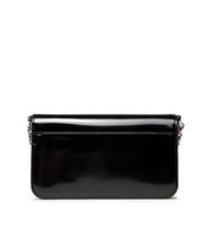 FURLA SPLENDIDA MIni bag in leather with shoulder strap black + cognac h - Women’s Bags - 3
