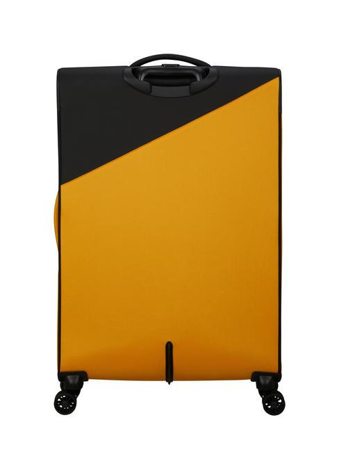 DARING DASH Large expandable trolley black/yellow - Semi-rigid Trolley Cases