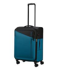 AMERICAN TOURISTER DARING DASH Medium expandable trolley black blue - Semi-rigid Trolley Cases - 6