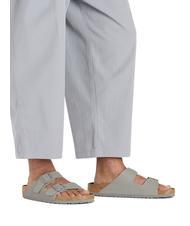 BIRKENSTOCK ARIZONA BIRKO-FLOR Sandal slipper stone - Unisex shoes - 8