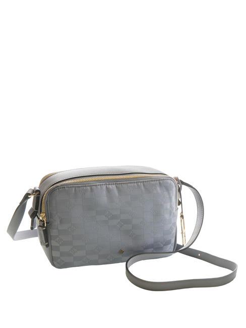 EVERY-TIME Small shoulder bag with 2 compartments silver gray jacquard - Women’s Bags
