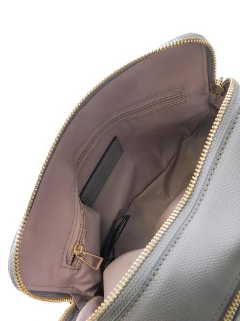 EVERY-TIME Small shoulder bag with 2 compartments silver gray jacquard - Women’s Bags