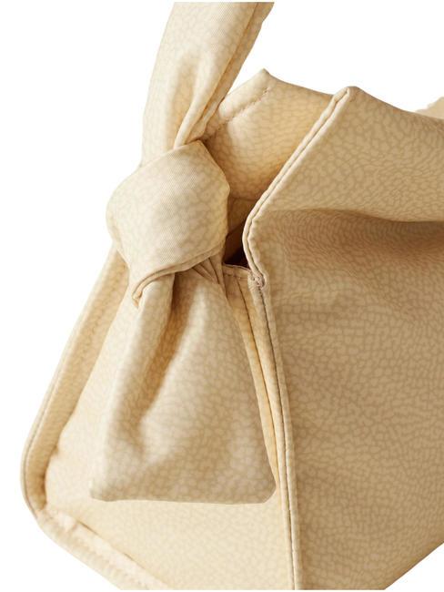 LOVER NYLON Small hobo bag with shoulder strap chamomile/leather - Women&rsquo;s Bags