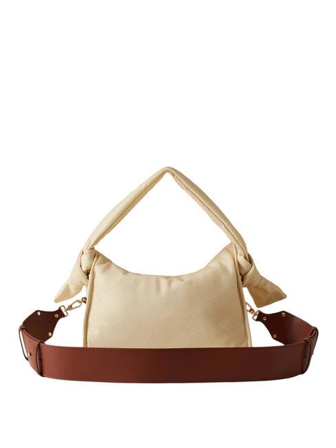 LOVER NYLON Small hobo bag with shoulder strap chamomile/leather - Women&rsquo;s Bags