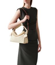 BORBONESE LOVER NYLON Small hobo bag with shoulder strap chamomile/leather - Women&rsquo;s Bags - 5