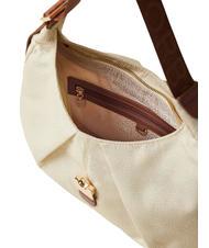 BORBONESE HOBO CORTINA MEDIUM Medium shoulder bag chamomile/leather - Women&rsquo;s Bags - 5
