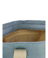 BORBONESE SHOPPER MEDIUM ECO LINE Shopping Bag topaz/light grey - Women&rsquo;s Bags - 4