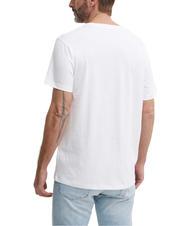 GUESS SUMMER TRIANGLE Cotton T-shirt purwhite - T-shirt - 2