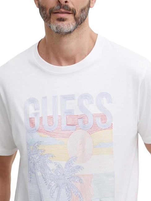 SUMMER TRIANGLE Cotton T-shirt purwhite - T-shirt